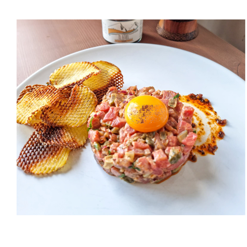 Tartare de bœuf au Chimichurri Fumé El Atuel