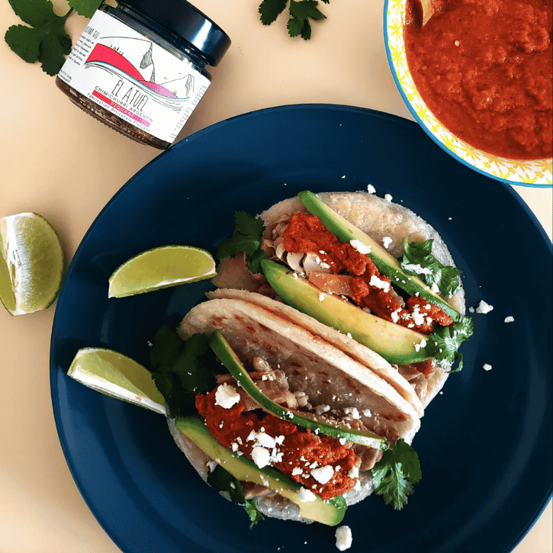 Tortillas au poulet et manioc