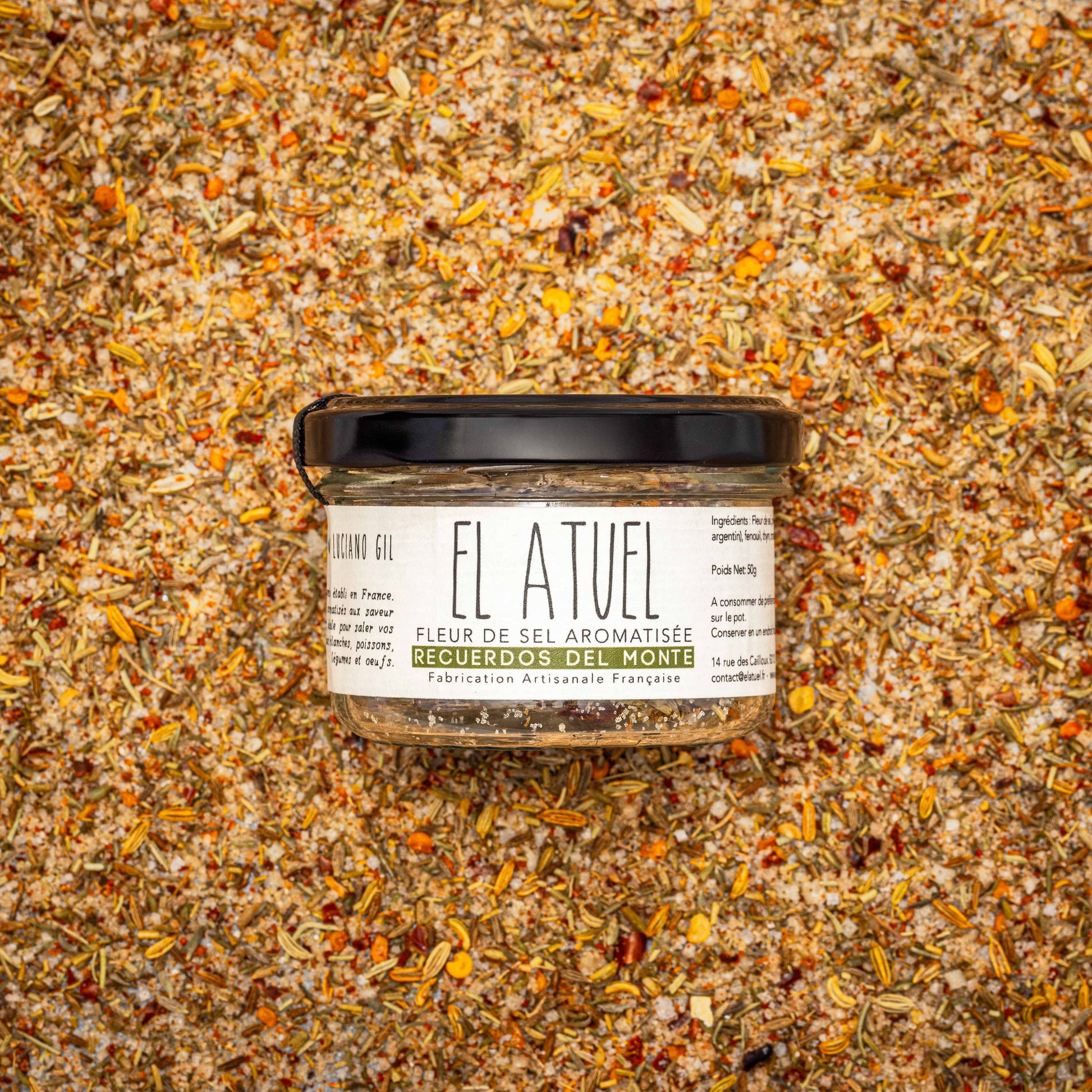 Fleur de sel aromatisée Recuerdos del monte
