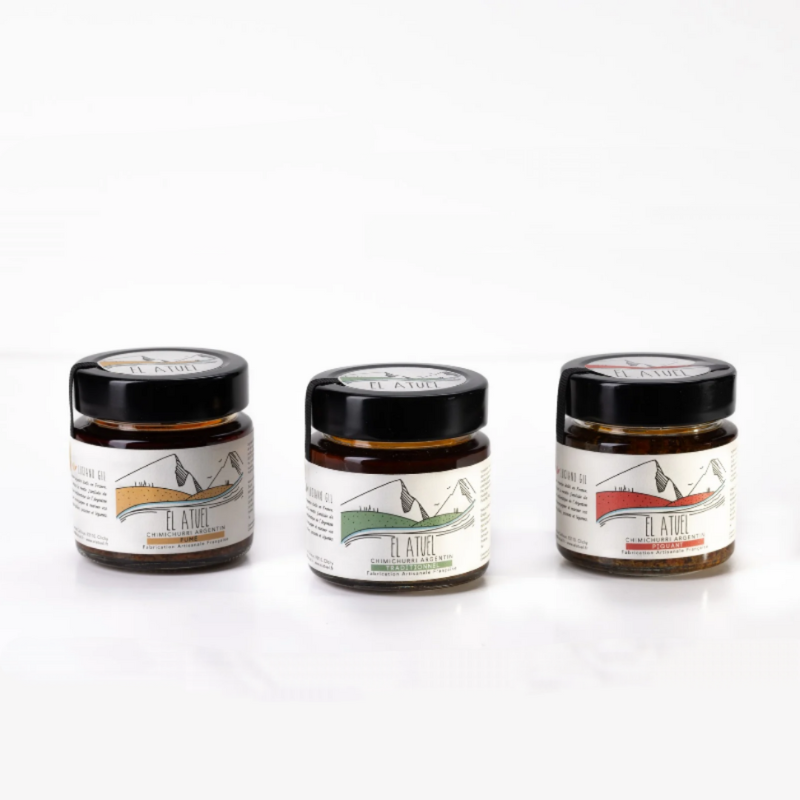 Chimichurris artisanaux, sauces argentines