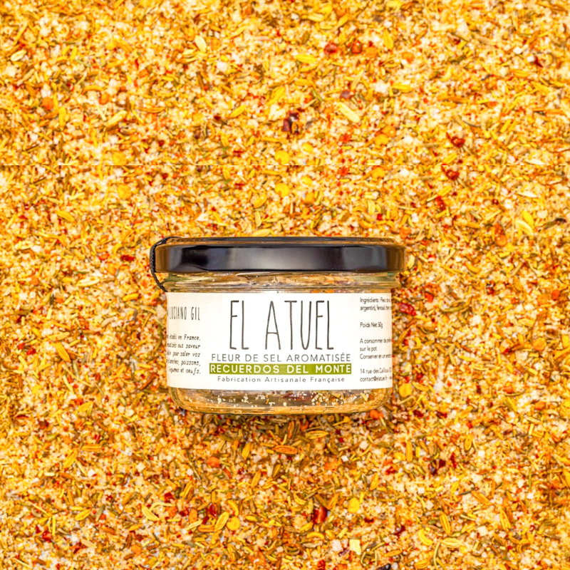 Fleur de sel herbacée fabriquée en France