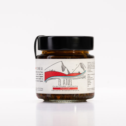  sauce chimichurri piquante, fabrication artisanale et française.